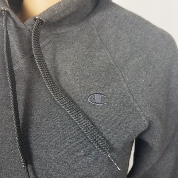 charcoal grey champion sweatshirt